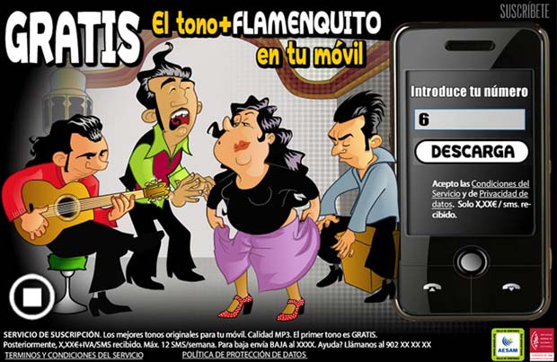 Landing Page Tono Flamenco